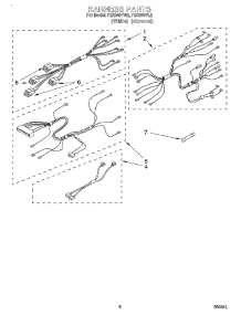 06 - Harness, Lit / Optional parts for Roper Range FES340YW2 from AppliancePartsPros.com
