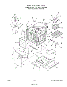 06 - Body parts for Roper Range 2275W0A from AppliancePartsPros.com