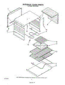 03 - Internal Oven parts for Roper Range FEP210VW0 from AppliancePartsPros.com