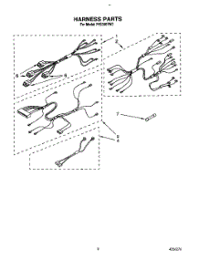 07 - Harness parts for Roper Range FES340YW0 from AppliancePartsPros.com