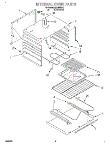 02 - Internal Oven parts for Roper Range SEC350XX1 from AppliancePartsPros.com