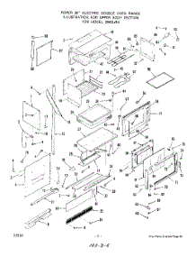05 - Control Panel parts for Roper Range 2843W0A from AppliancePartsPros.com