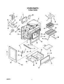 04 - Oven parts for Roper Range F5908W0 from AppliancePartsPros.com