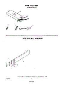 06 - Wire Harness , Backsplash parts for Roper Range N9357L3 from AppliancePartsPros.com