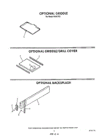 07 - Griddle , Griddle / Grill Cover parts for Roper Range N9457L3 from AppliancePartsPros.com