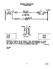 Wiring Diagram parts for Roper Cooktop C3107L0 from AppliancePartsPros.com