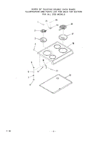 02 - Lower Body parts for Roper Range 2733W0A from AppliancePartsPros.com