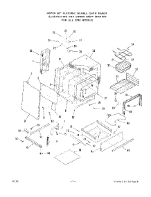 03 - Lower Oven parts for Roper Range 2733W0A from AppliancePartsPros.com