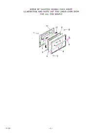 04 - Upper Oven Pedestal parts for Roper Range 2733W0A from AppliancePartsPros.com
