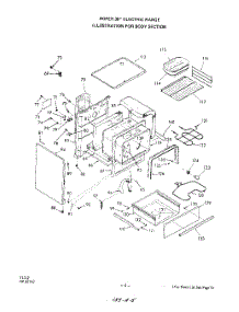 04 - Body parts for Roper Range 2323W0A from AppliancePartsPros.com