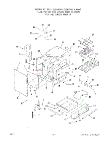 05 - Lower Body parts for Roper Range 2382W2A from AppliancePartsPros.com