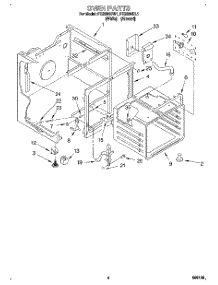 04 - Oven parts for Roper Range FES364BL1 from AppliancePartsPros.com