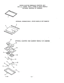 04 - Griddle, Griddle / Grill Cover Modu parts for Roper Range 2142W0E from AppliancePartsPros.com