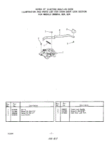 04 - Lower Body parts for Roper Range 2092B3A from AppliancePartsPros.com
