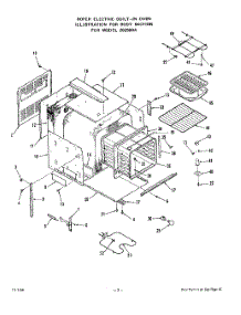 03 - Body parts for Roper Range 2025B0A from AppliancePartsPros.com