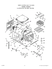 03 - Body parts for Roper Oven B9308W0 from AppliancePartsPros.com