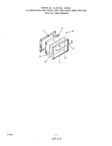 06 - Oven Door parts for Roper Range 2204W1A from AppliancePartsPros.com