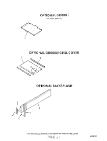 07 - Griddle , Griddle And Grill Cover parts for Roper Range N9457X5 from AppliancePartsPros.com