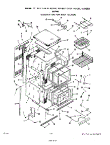 04 - Body parts for Roper Oven B9758B0 from AppliancePartsPros.com