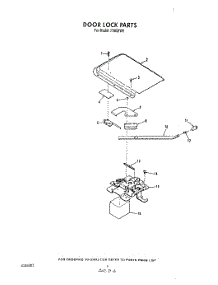 05 - Door Lock parts for Roper Range F9858W0 from AppliancePartsPros.com
