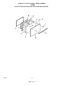 06 - F91080 parts for Roper Range F9108W0 from AppliancePartsPros.com
