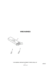 03 - Wire Harness parts for Roper Cooktop C3408B1 from AppliancePartsPros.com