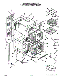 Main Body parts for Roper Range 2035B1A from AppliancePartsPros.com
