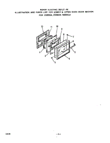 Door parts for Roper Range 2035B1A from AppliancePartsPros.com