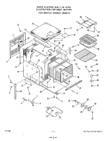 04 - Body parts for Roper Range 2045B0A from AppliancePartsPros.com
