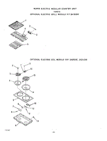 06 - Electric Grill , Electric Coil parts for Roper Range N3457W0 from AppliancePartsPros.com