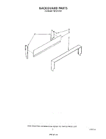 04 - Backguard parts for Roper Range FEP210VW1 from AppliancePartsPros.com