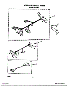 09 - Wiring Harness parts for Roper Oven BES450WB2 from AppliancePartsPros.com
