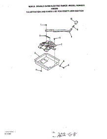 Power Lock parts for Roper Range H9608W0 from AppliancePartsPros.com