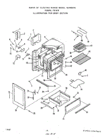 04 - Body parts for Roper Range F5007W0 from AppliancePartsPros.com