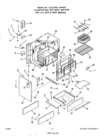 05 - Body parts for Roper Range 2414W1A from AppliancePartsPros.com
