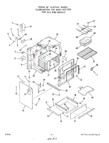 05 - Body parts for Roper Range 2234W0A from AppliancePartsPros.com