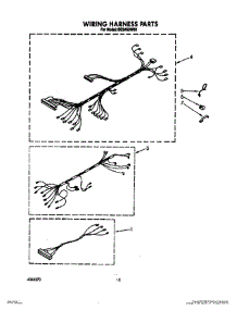 09 - Wiring Harness parts for Roper Oven BES450WB1 from AppliancePartsPros.com