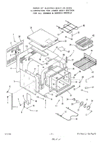 04 - Lower Body parts for Roper Range 2055B0A from AppliancePartsPros.com