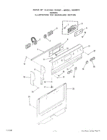 02 - Main Top parts for Roper Range 2336W0A from AppliancePartsPros.com