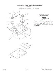 03 - Power Lock parts for Roper Range 2336W0A from AppliancePartsPros.com