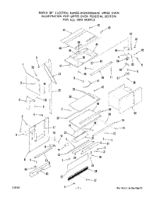 06 - Lower Oven Control parts for Roper Range 2893W0A from AppliancePartsPros.com