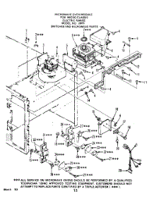 09 - Microwave Parts parts for Roper Range 2893W0A from AppliancePartsPros.com