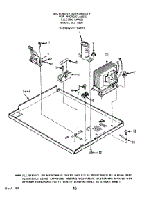 10 - Door parts for Roper Range 2893W0A from AppliancePartsPros.com