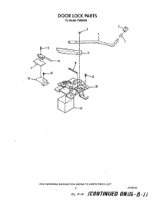 04 - Door Lock parts for Roper Range F9808W0 from AppliancePartsPros.com