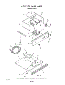 04 - Control Panel parts for Roper Oven B9907X0 from AppliancePartsPros.com