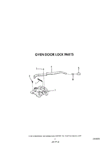 05 - Oven Door Lock parts for Roper Oven B9907X0 from AppliancePartsPros.com
