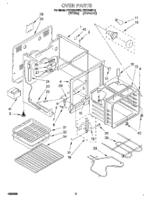 03 - Oven parts for Roper Range FEC330BL0 from AppliancePartsPros.com