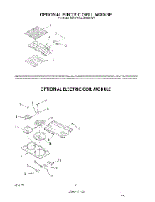 03 - Electric Grill , Electric Coil parts for Roper Range N3257W1 from AppliancePartsPros.com