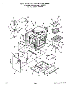 Body parts for Roper Range 2276W0A from AppliancePartsPros.com