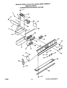 Control parts for Roper Range D9757W1 from AppliancePartsPros.com